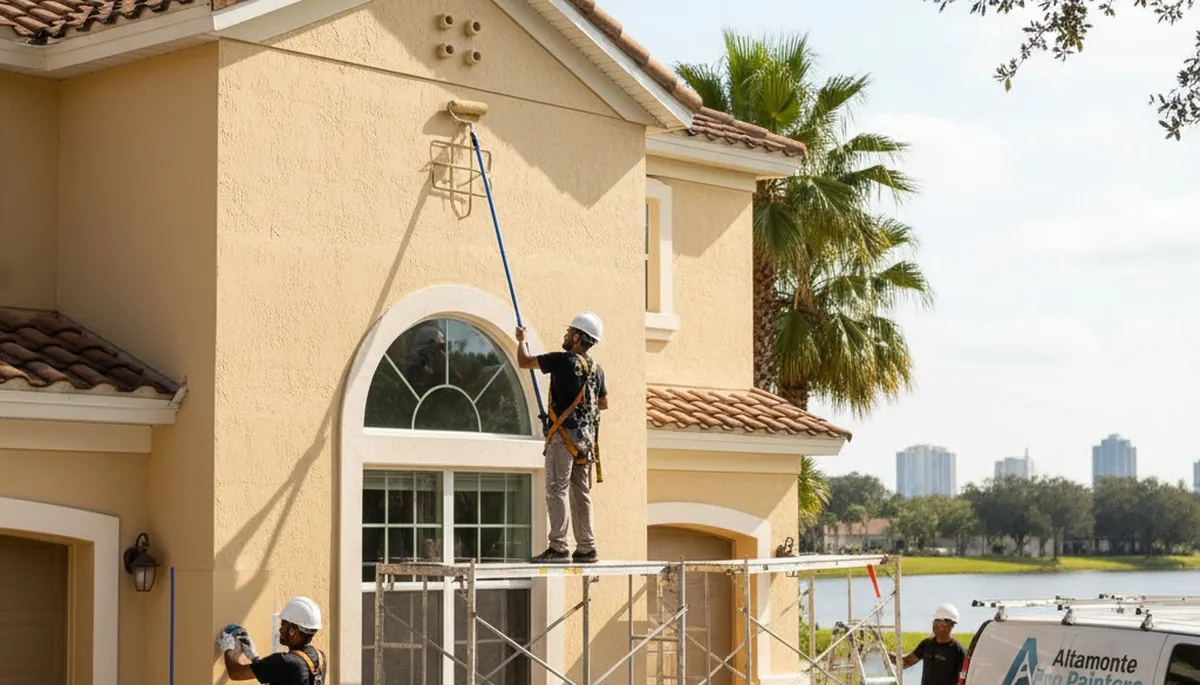 Painter team providing professional painting services in Kissimmee, FL