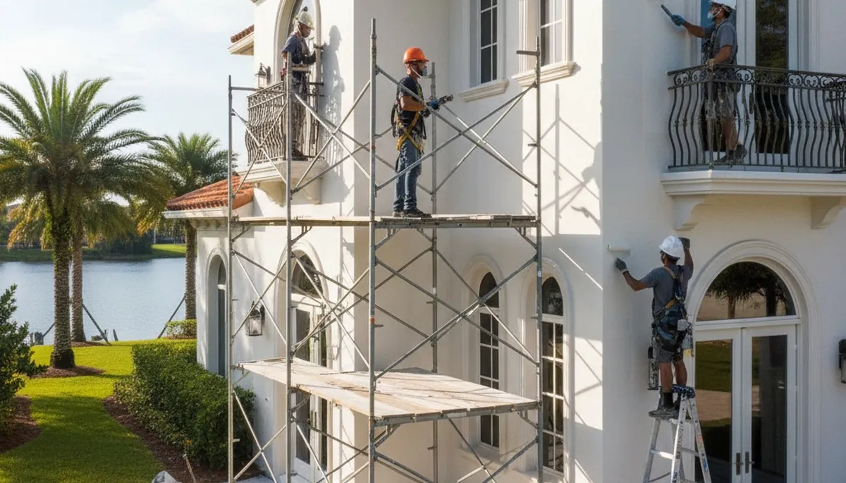 Professional painters providing interior and exterior painting services in Kissimmee, FL