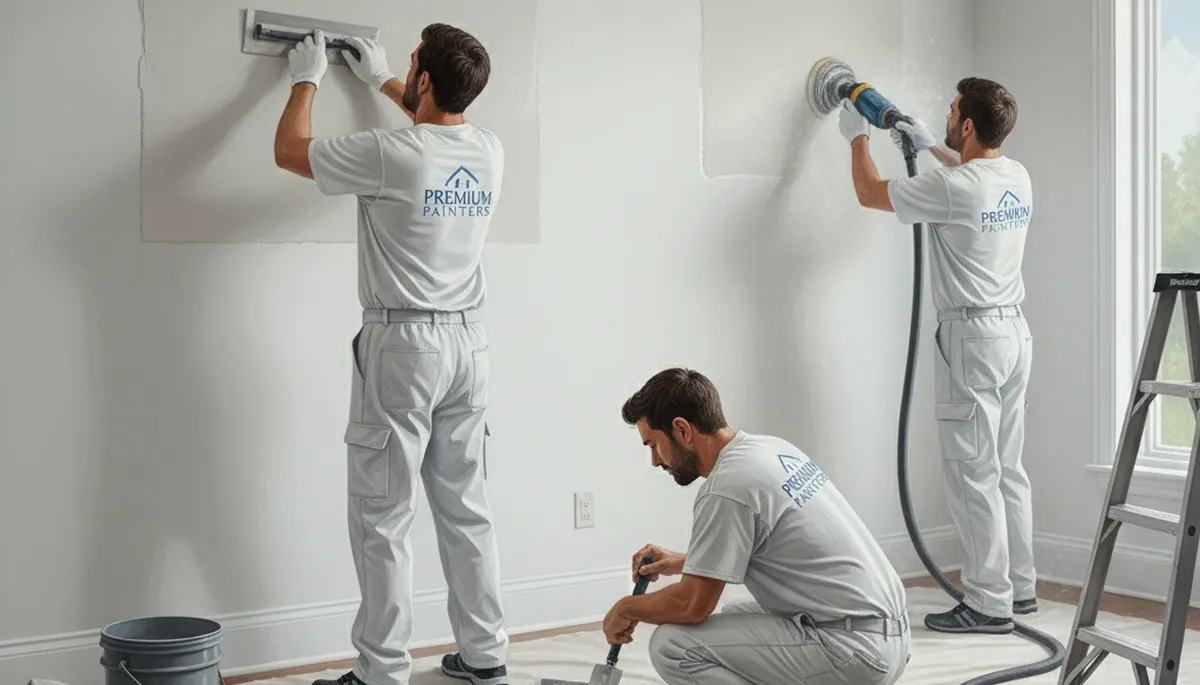 Kissimmee, FL drywall repair for cracks, holes, and moisture damage by professional painters