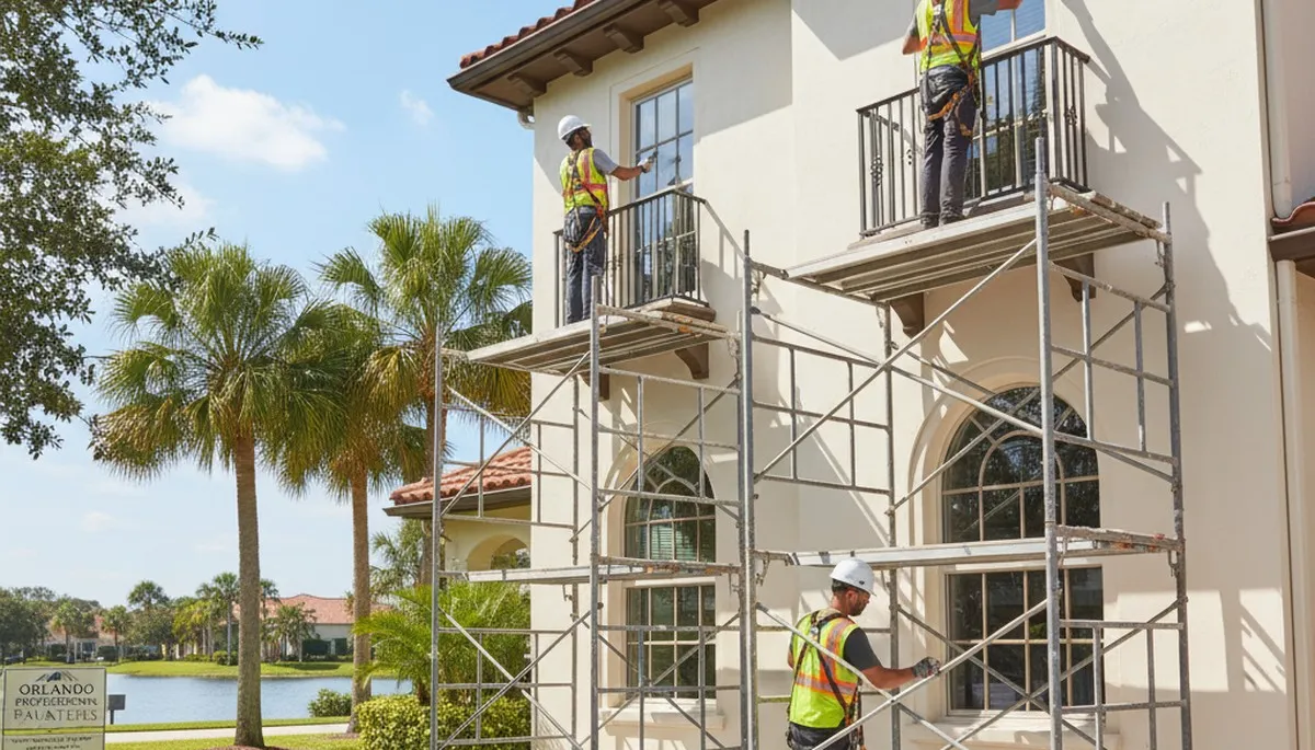 Painting contractor in Kissimmee, FL, serving residential and commercial interior and exterior painting services