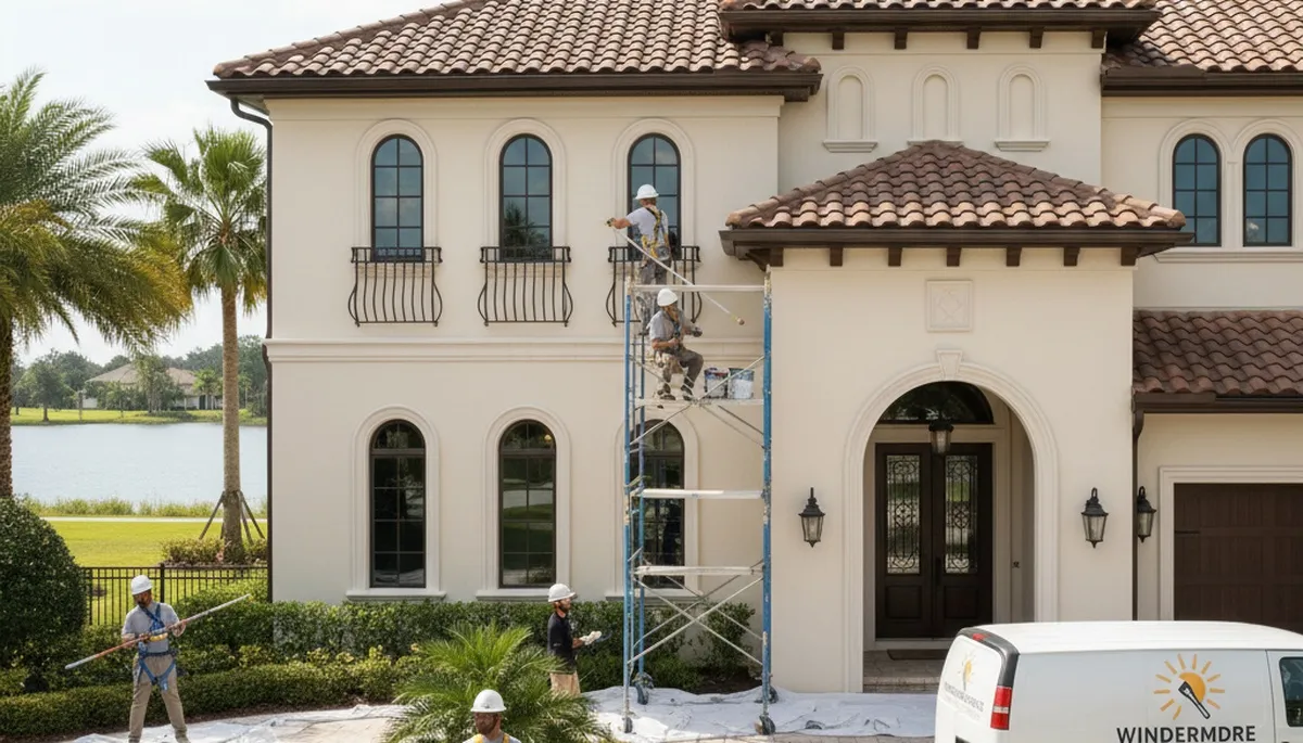 Painting crew serving Kissimmee, FL, for interior and exterior home painting services